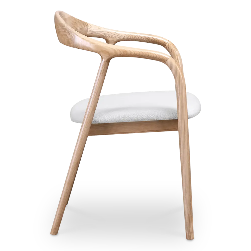Artson Eetkamerstoel | Essen | Wit Boucle Artson Eetkamerstoel | Essen | Wit Boucle