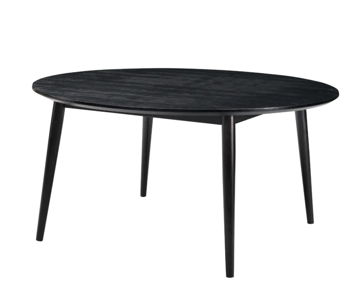 Eettafel Haner Rond Zwart Essen Groot Eettafel Haner Rond Zwart Essen Groot