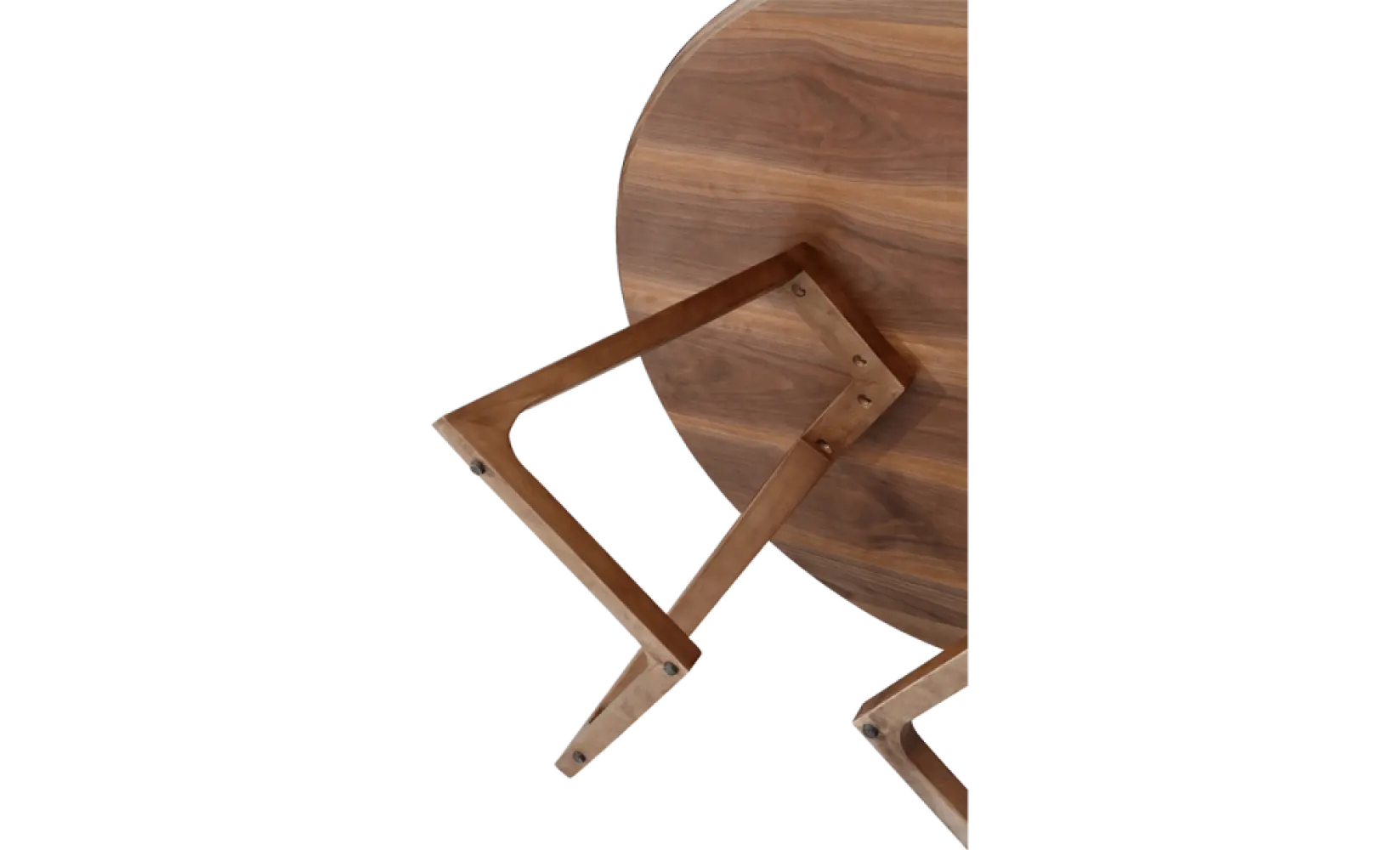 Eettafel Jensen Rond Walnoot Eettafel Jensen Rond Walnoot