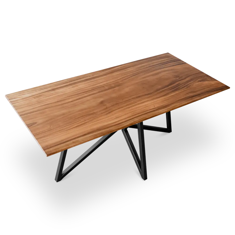 Cavel Rechthoekige Notenhouten Tafel Cavel Rechthoekige Notenhouten Tafel
