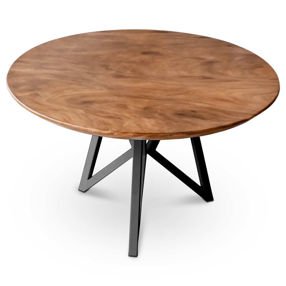 Cavel Ronde Notenhouten Tafel Cavel Ronde Notenhouten Tafel