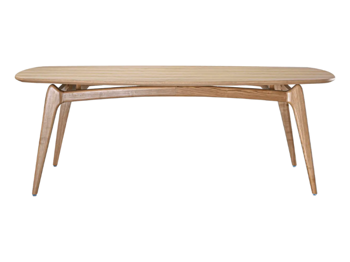 Eettafel Japandi Deens Ovaal Eiken Eettafel Japandi Deens Ovaal Eiken