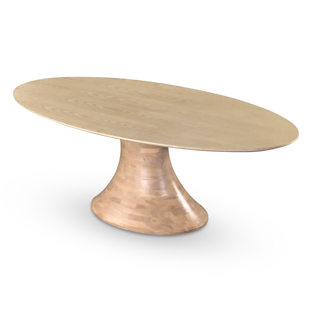 Ovale Tulip Eettafel | Naturel Ovale Tulip Eettafel Essen