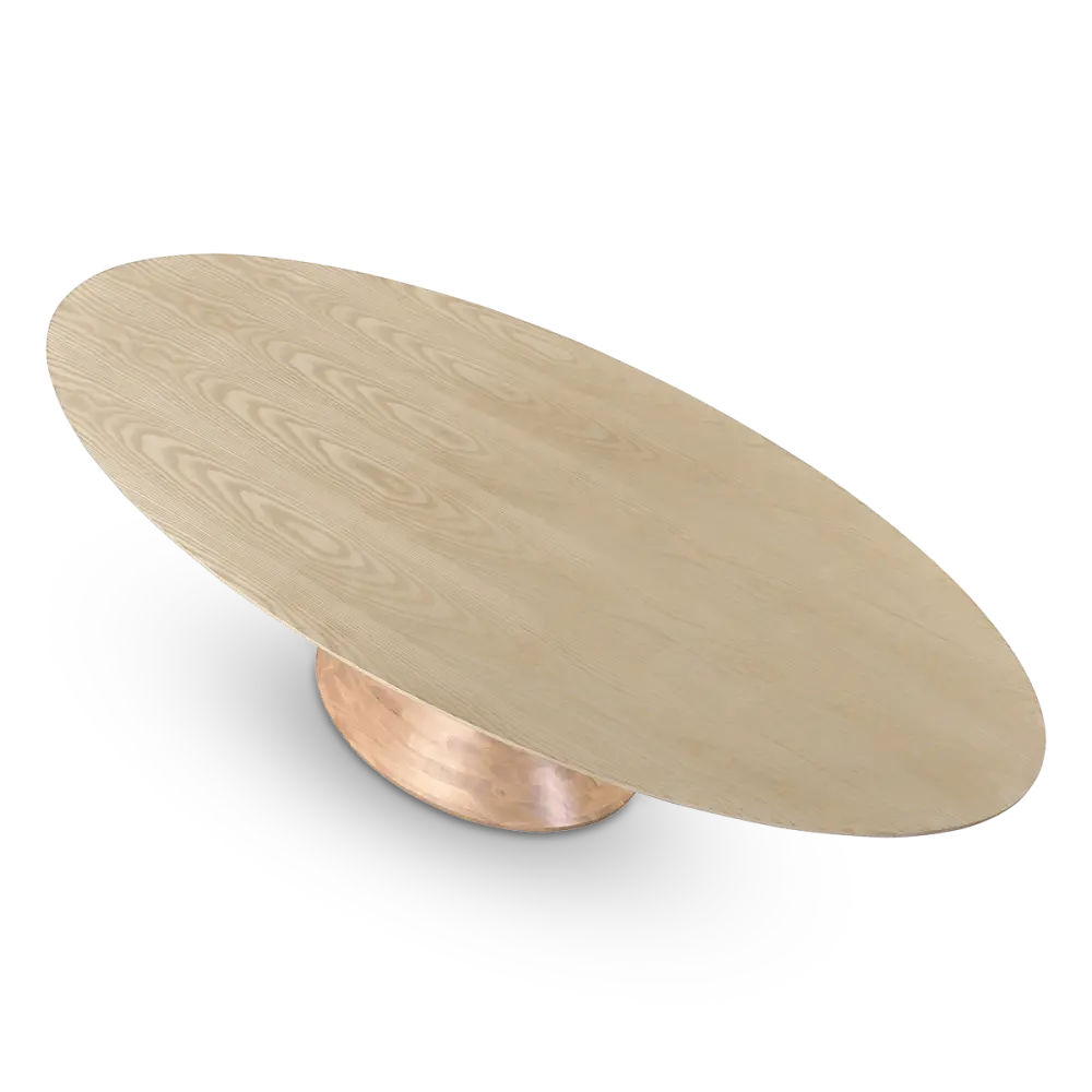 Ovale Tulip Eettafel | Naturel Ovale Tulip Eettafel | Naturel