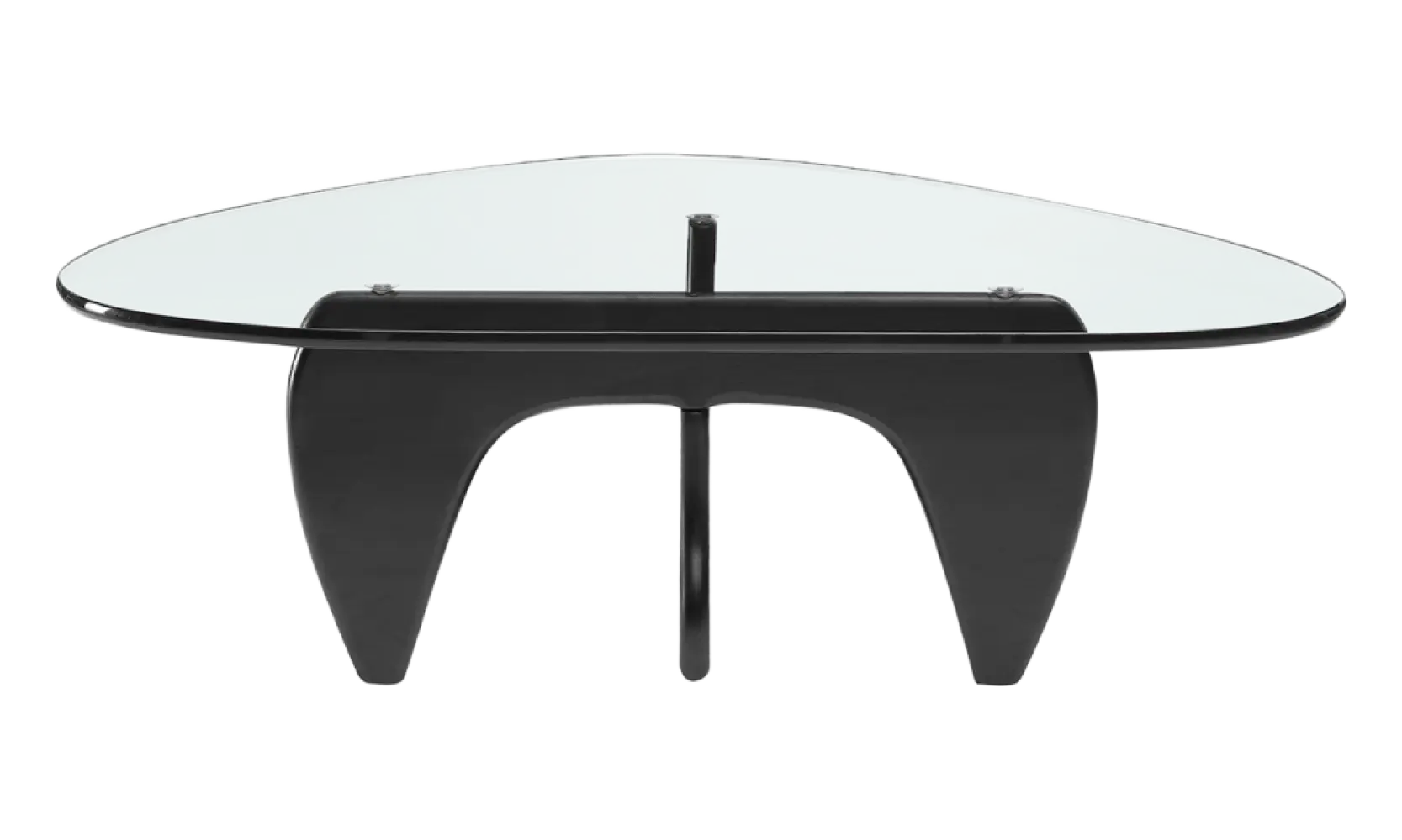 Japandi Salontafel Sabi | Glazen Blad | Zwart Onderstel Japandi Salontafel Sabi | Glazen Blad | Zwart Onderstel