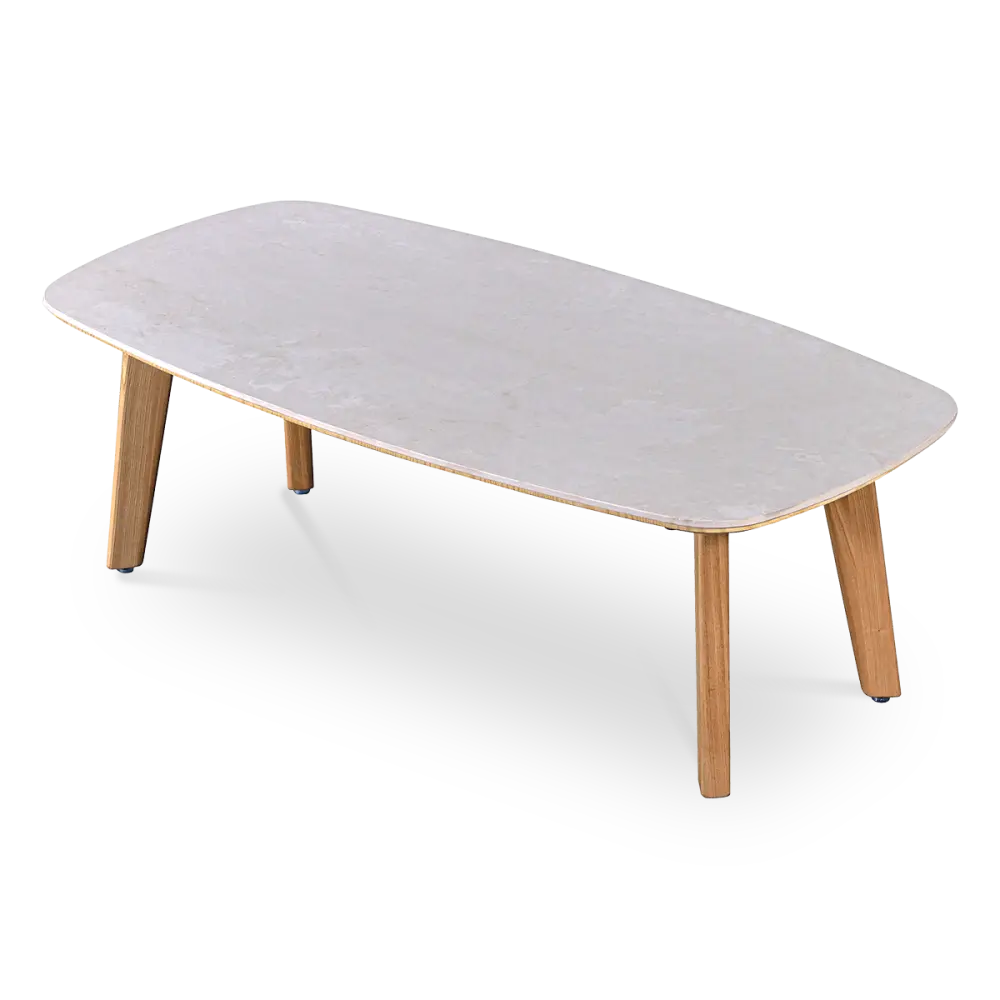 Salontafel Baron Deens Ovaal Wit Keramiek | Essen Poten Salontafel Baron Deens Ovaal Wit Keramiek | Essen Poten