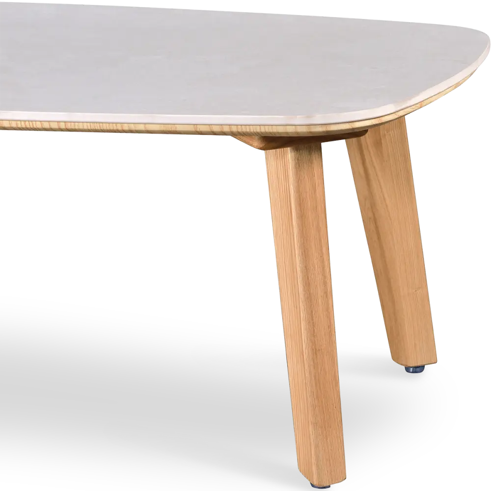 Salontafel Baron Deens Ovaal Wit Keramiek | Essen Poten Salontafel Baron Deens Ovaal Wit Keramiek | Essen Poten