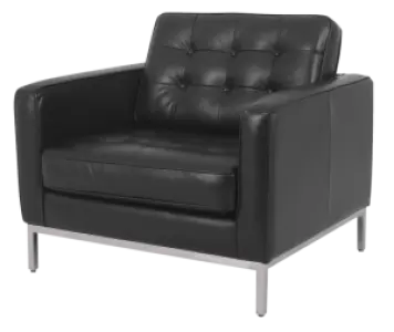 Italo Chair Zwart Leer