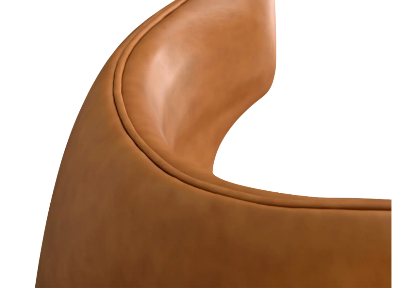Flegg Chair Cognac / Bruin Leer