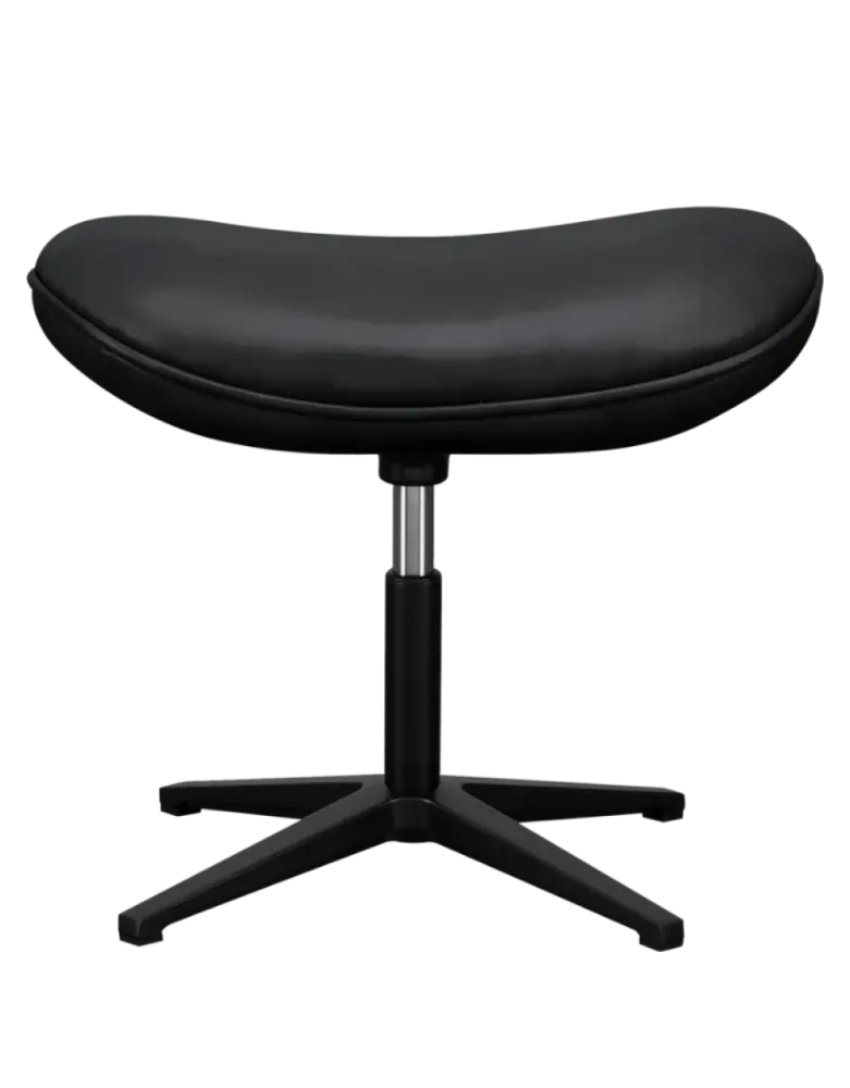 Flegg Chair Zwart Leer
