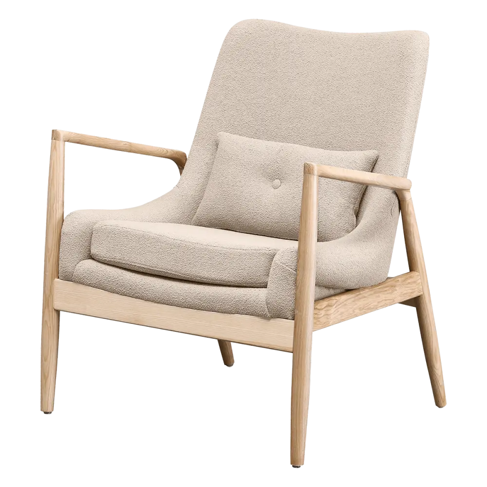 Cavel Flyder Scandinavische Lounge Chair Teddy Taupe Essen Cavel Flyder Scandinavische Lounge Chair Teddy Taupe Essen