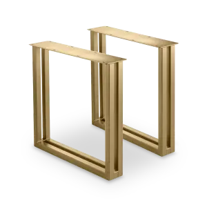 Tafelpoten Set Dubbel U | Goud