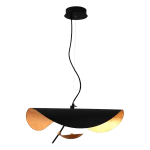 Hanglamp Gulf Mat Zwart Goud