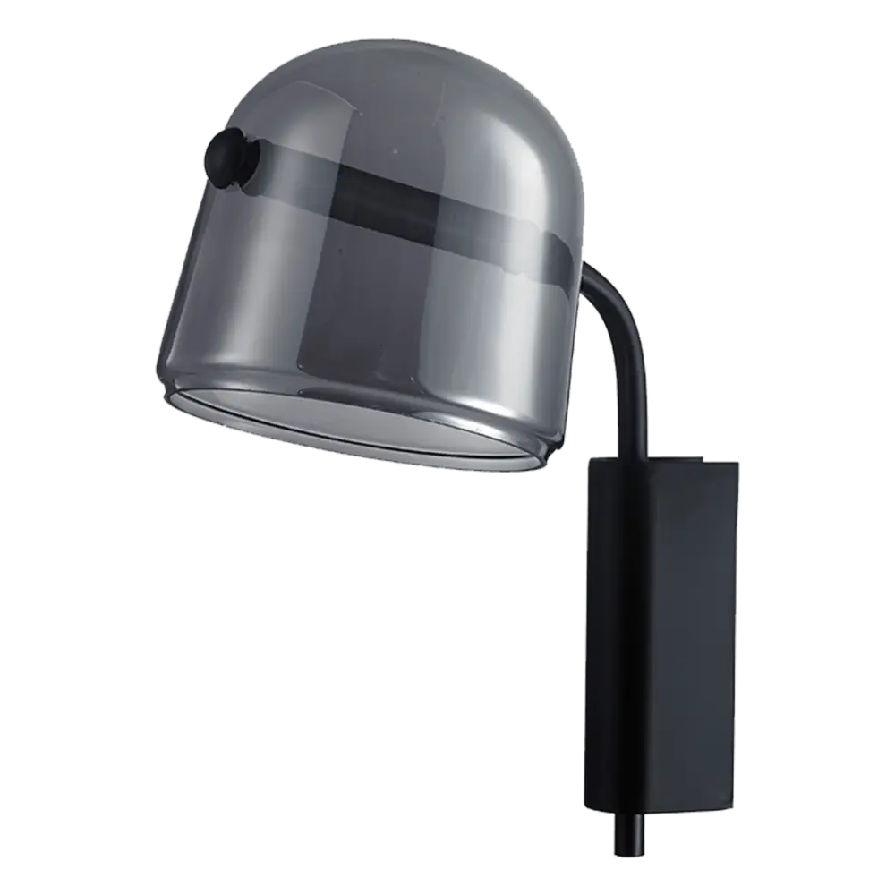 Wandlamp Smoky | Smoky Zwart Wandlamp Smoky | Smoky Zwart