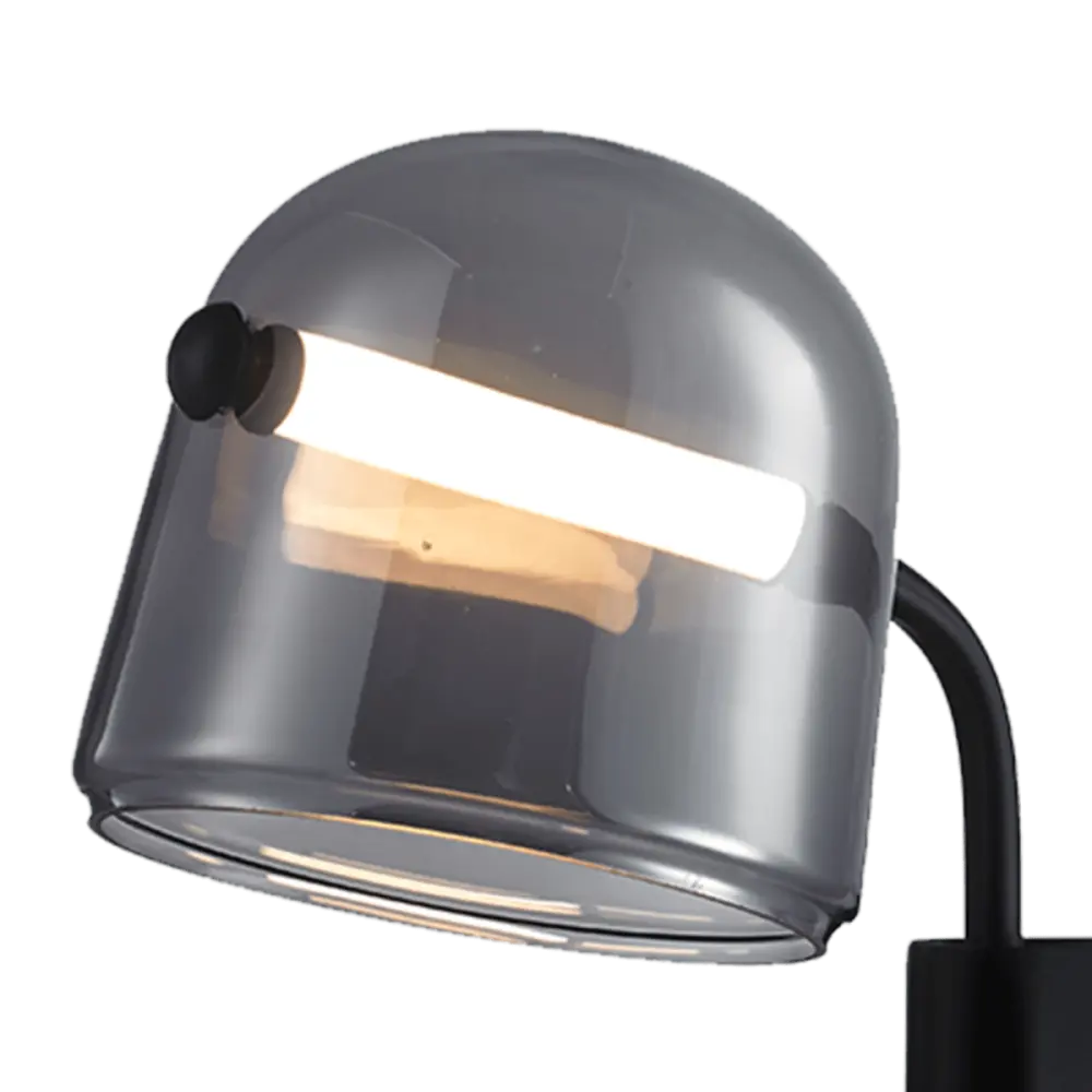 Wandlamp Smoky | Smoky Zwart Wandlamp Smoky | Smoky Zwart