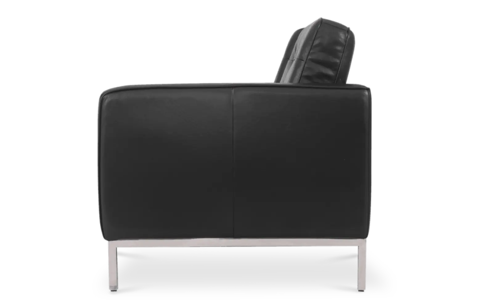 Florence Knoll Twee Zits Zwart Leer