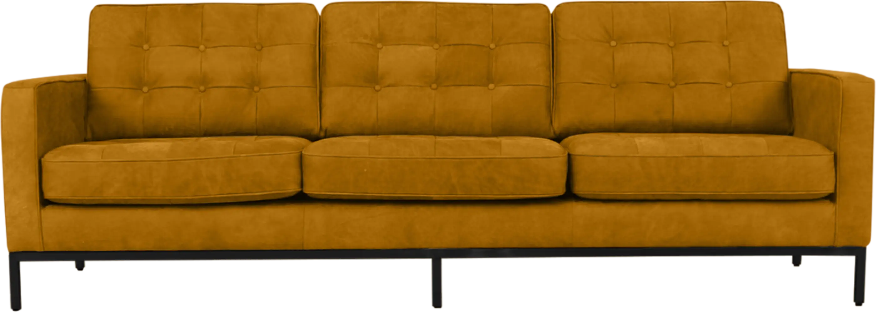 Italo Drie Zits Okergold Velvet Italo Drie Zits Okergold Velvet