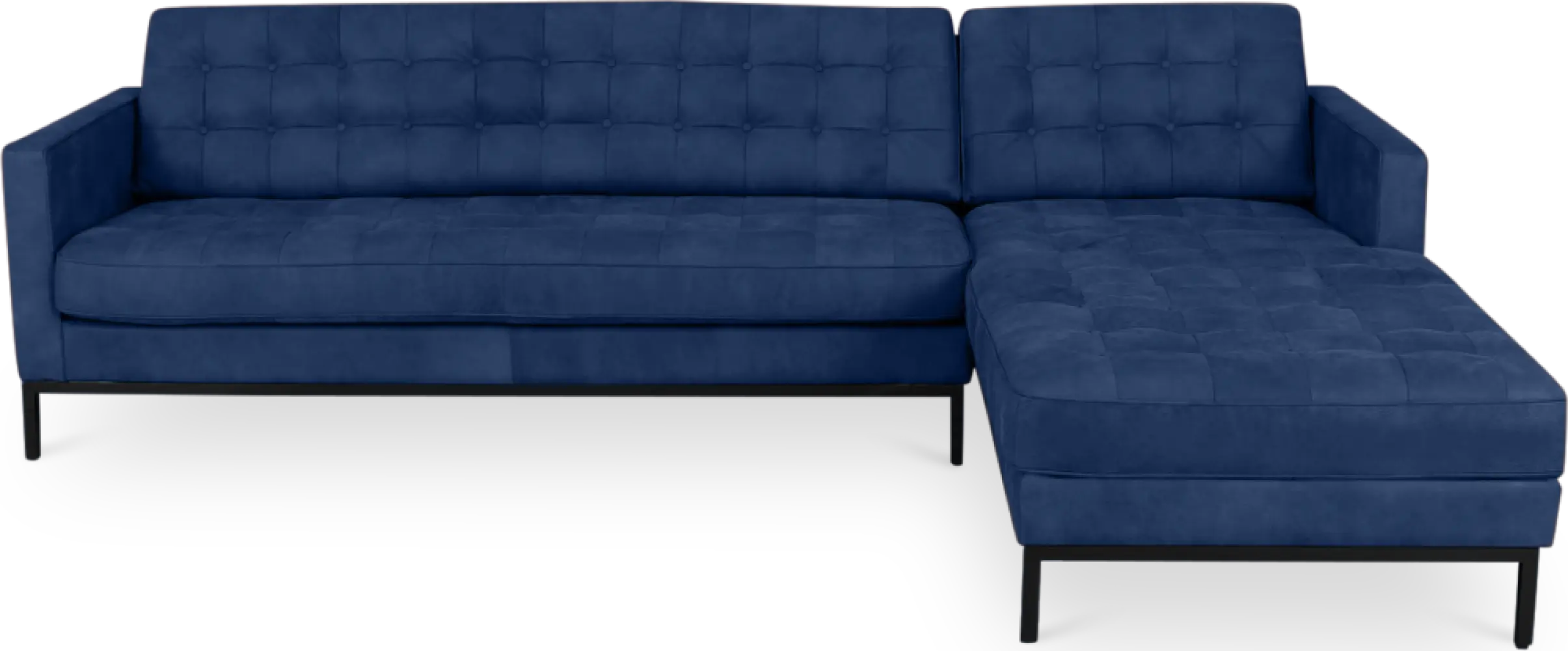 Italo Hoekbank Kings Blue Velvet (Hoek Links) Florence Knoll Hoekbank Kings Blue Velvet (Hoek Links)