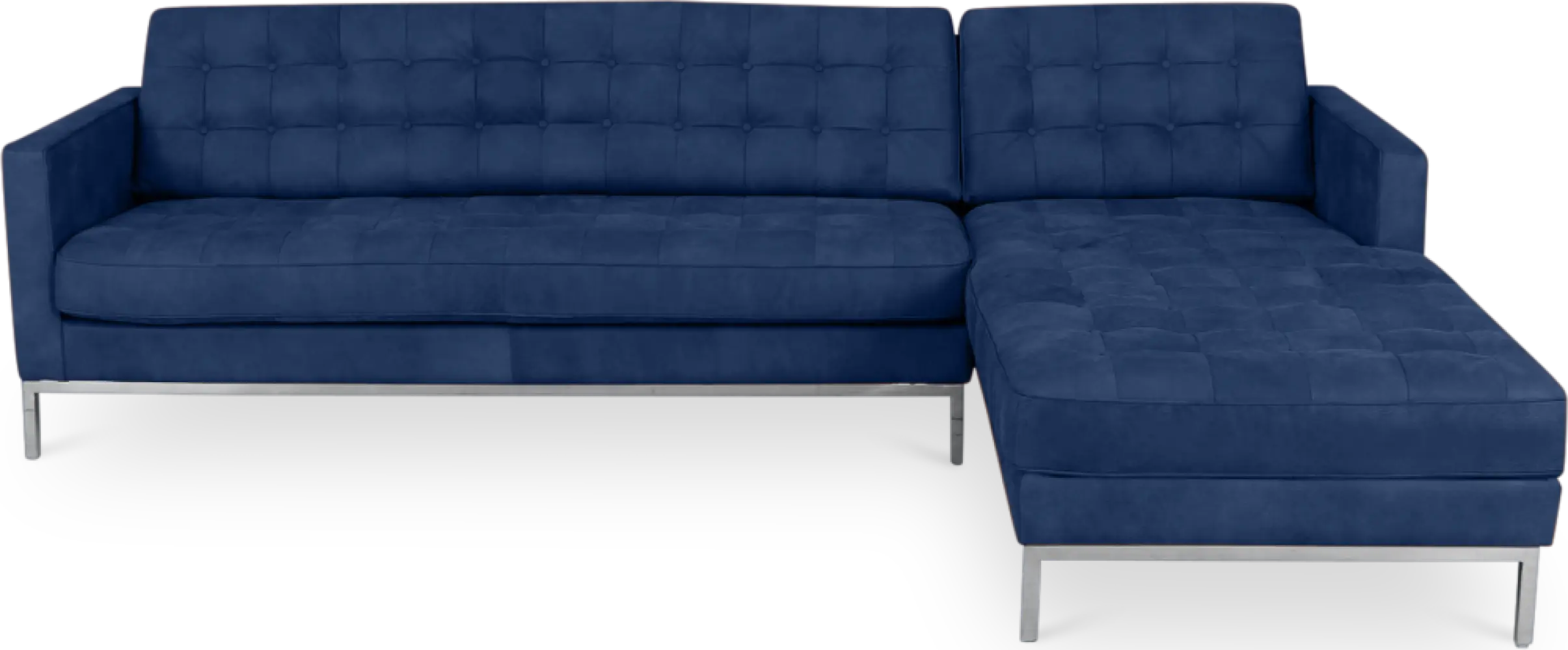 Italo Hoekbank Kings Blue Velvet (Hoek Links) Florence Knoll Hoekbank Kings Blue Velvet (Hoek Links)