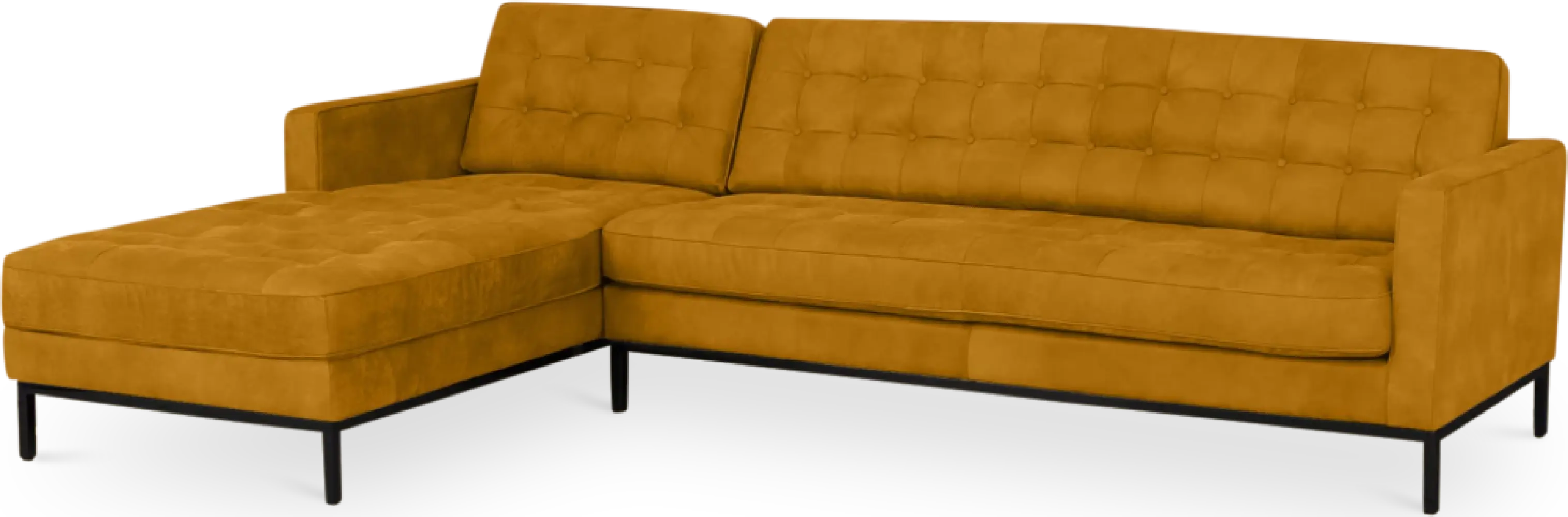 Italo Hoekbank Okergold Velvet (Hoek Rechts) Italo Hoekbank Okergold Velvet (Hoek Rechts)
