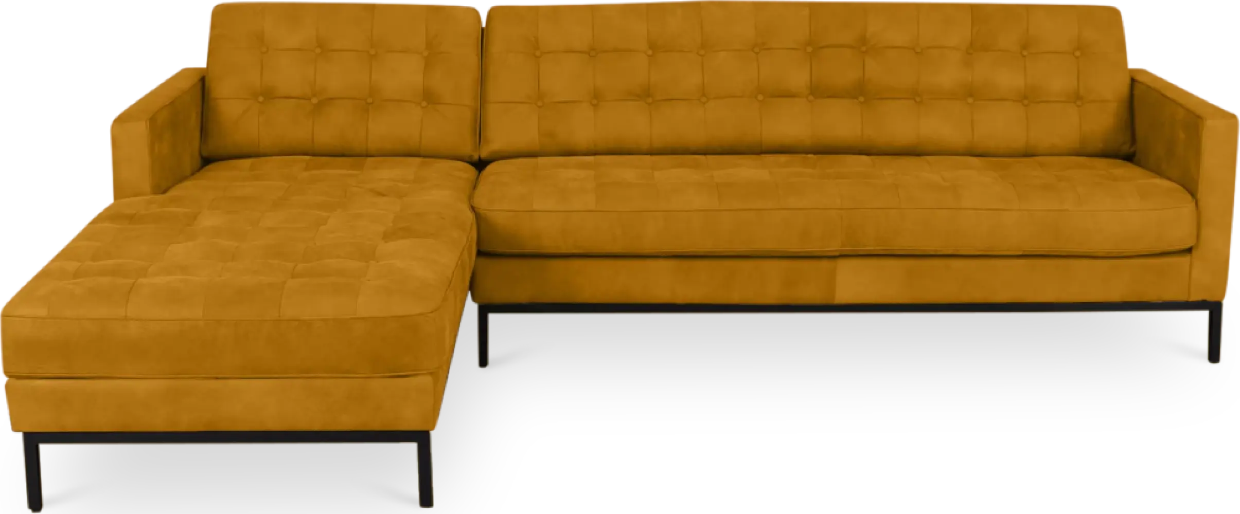 Italo Hoekbank Okergold Velvet (Hoek Rechts) Italo Hoekbank Okergold Velvet (Hoek Rechts)