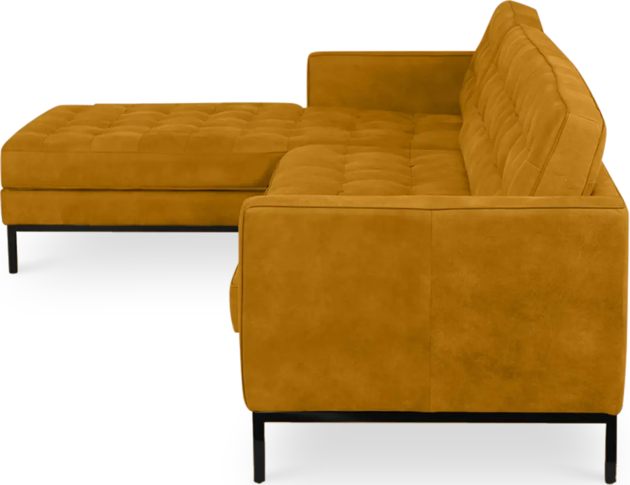 Italo Hoekbank Okergold Velvet (Hoek Rechts) Italo Hoekbank Okergold Velvet (Hoek Rechts)