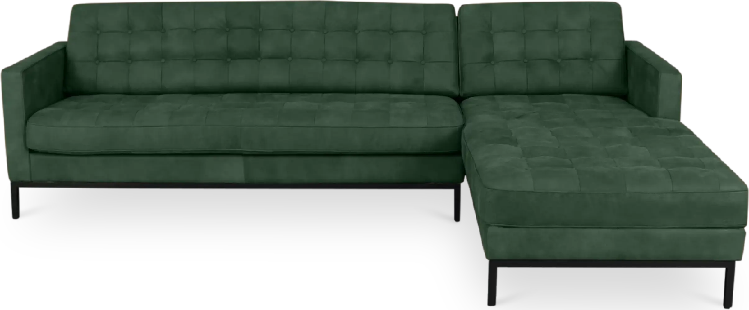 Italo Hoekbank Forest Green Velvet (Hoek Links) Italo Hoekbank Forest Green Velvet (Hoek Links)