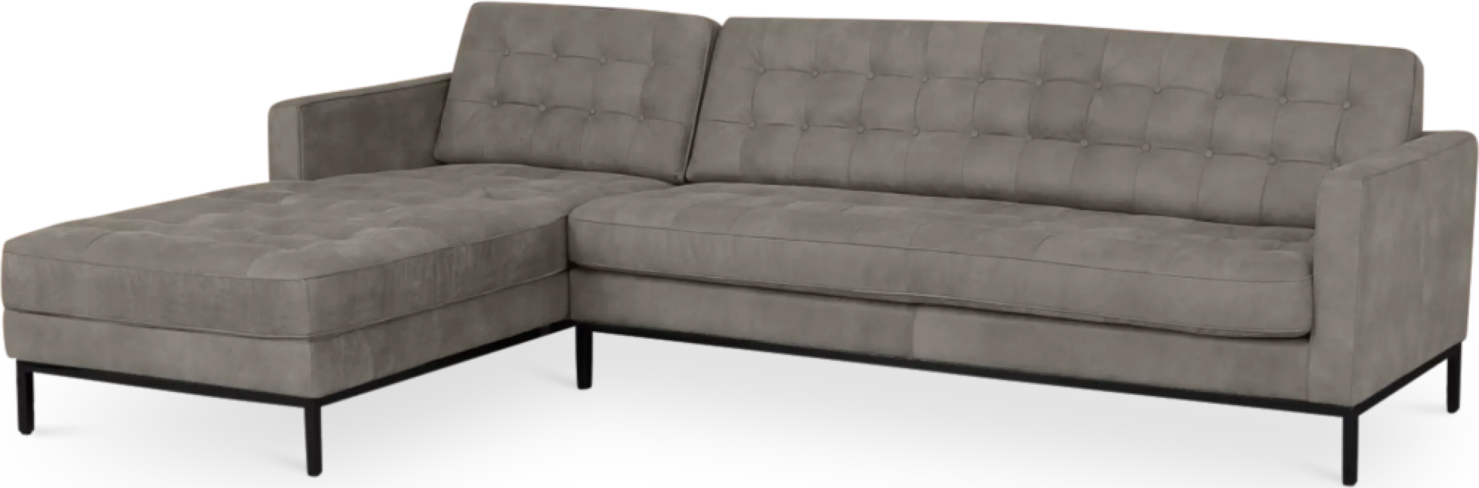 Italo Hoekbank Elegant Silver Grey Velvet (Hoek Rechts) Italo Hoekbank Elegant Silver Grey Velvet (Hoek Rechts)