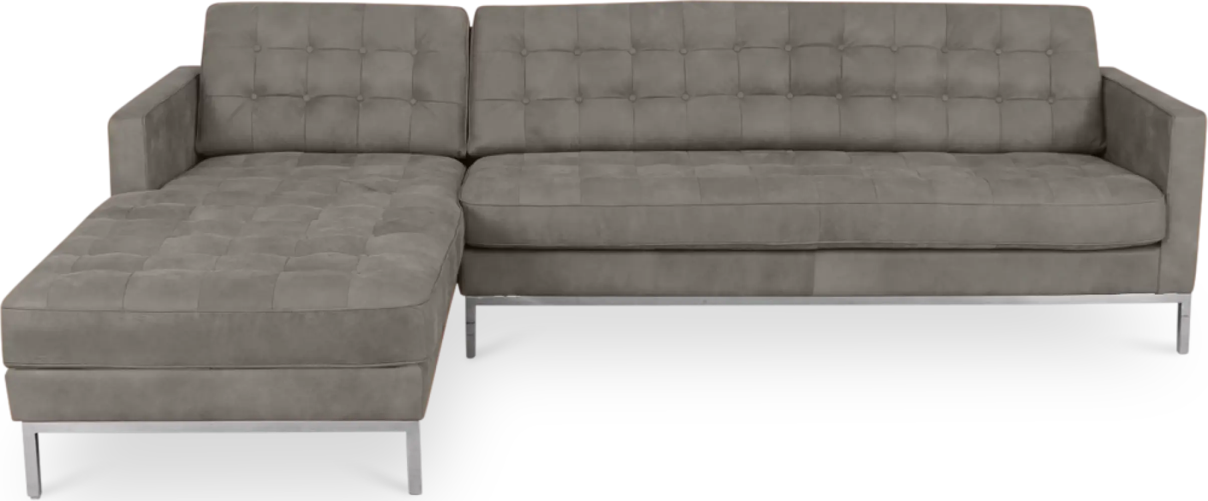 Italo Hoekbank Elegant Silver Grey Velvet (Hoek Rechts) Italo Hoekbank Elegant Silver Grey Velvet (Hoek Rechts)