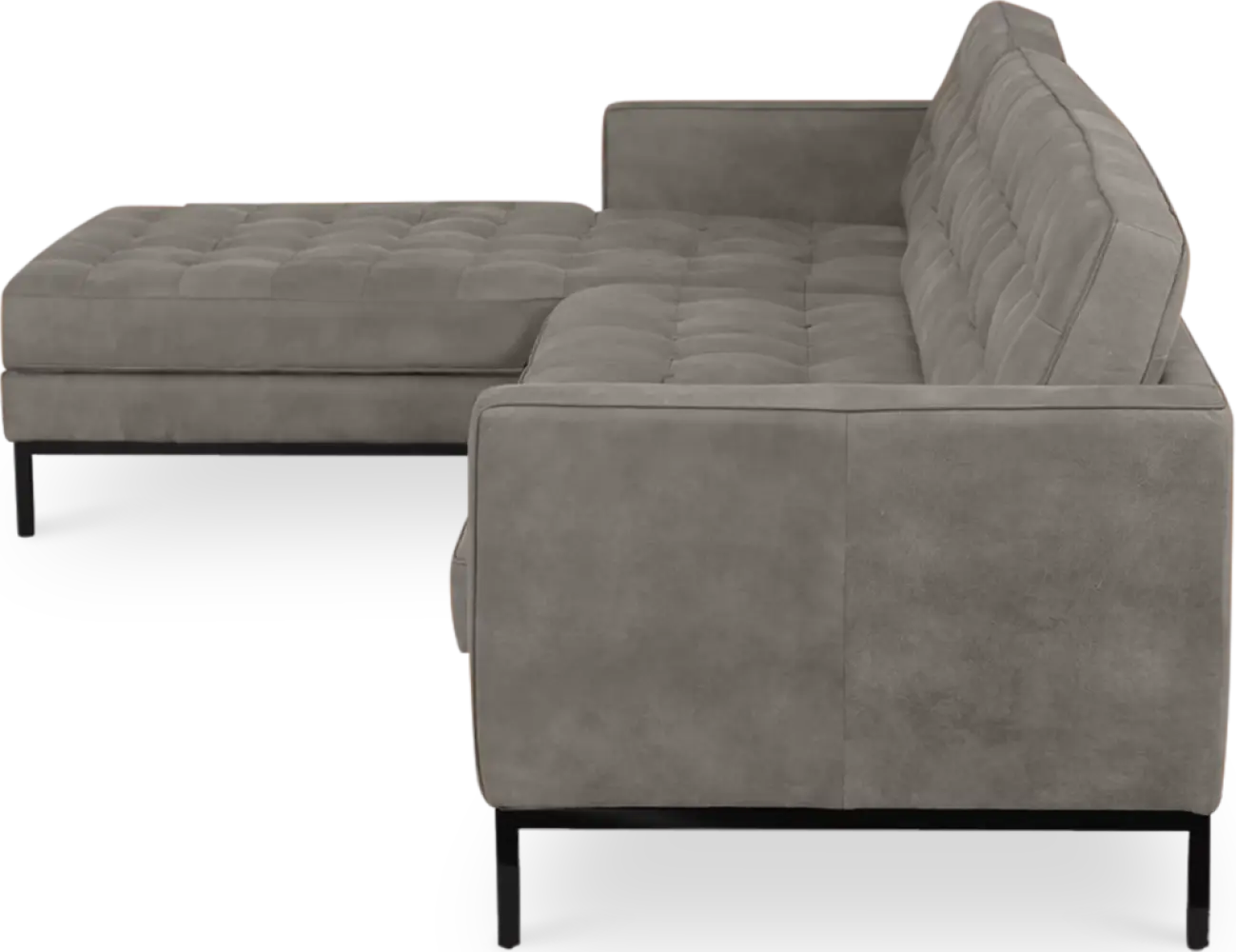 Italo Hoekbank Elegant Silver Grey Velvet (Hoek Rechts) Italo Hoekbank Elegant Silver Grey Velvet (Hoek Rechts)