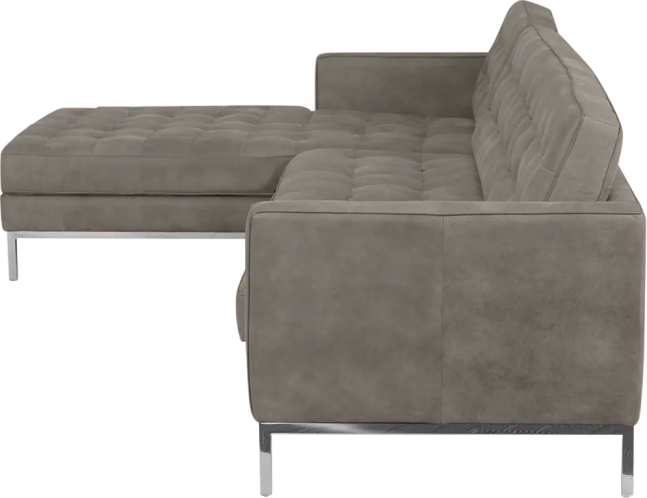 Italo Hoekbank Elegant Silver Grey Velvet (Hoek Rechts) Italo Hoekbank Elegant Silver Grey Velvet (Hoek Rechts)