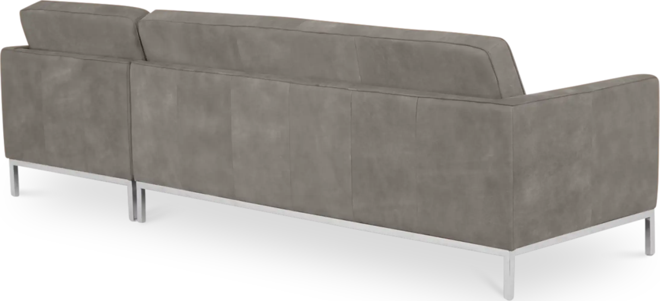 Italo Hoekbank Elegant Silver Grey Velvet (Hoek Links) Italo Hoekbank Elegant Silver Grey Velvet (Hoek Links)