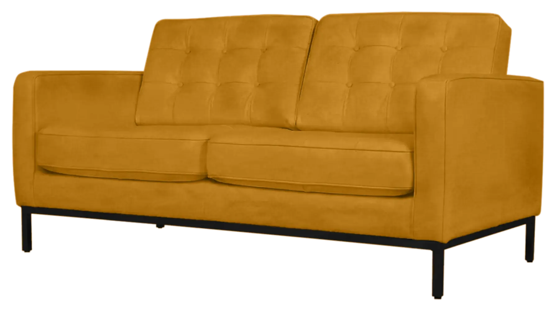 Italo Twee Zits Okergold Velvet Italo Twee Zits Okergold Velvet