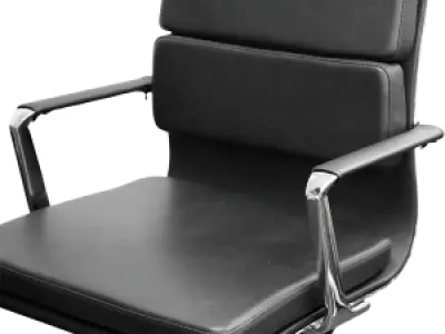 Cavel CD 217 Softpad Bureaustoel Zwart Leer