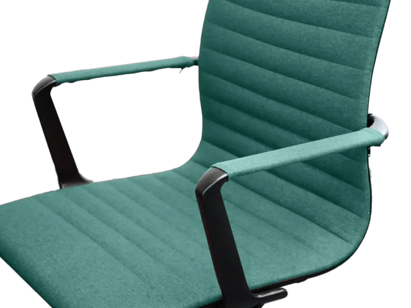 Cavel CD 119 Bureaustoel Groen Linnen | Zwart Frame