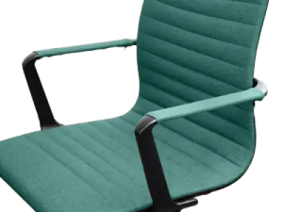 Cavel CD 119 Bureaustoel Groen Linnen | Zwart Frame