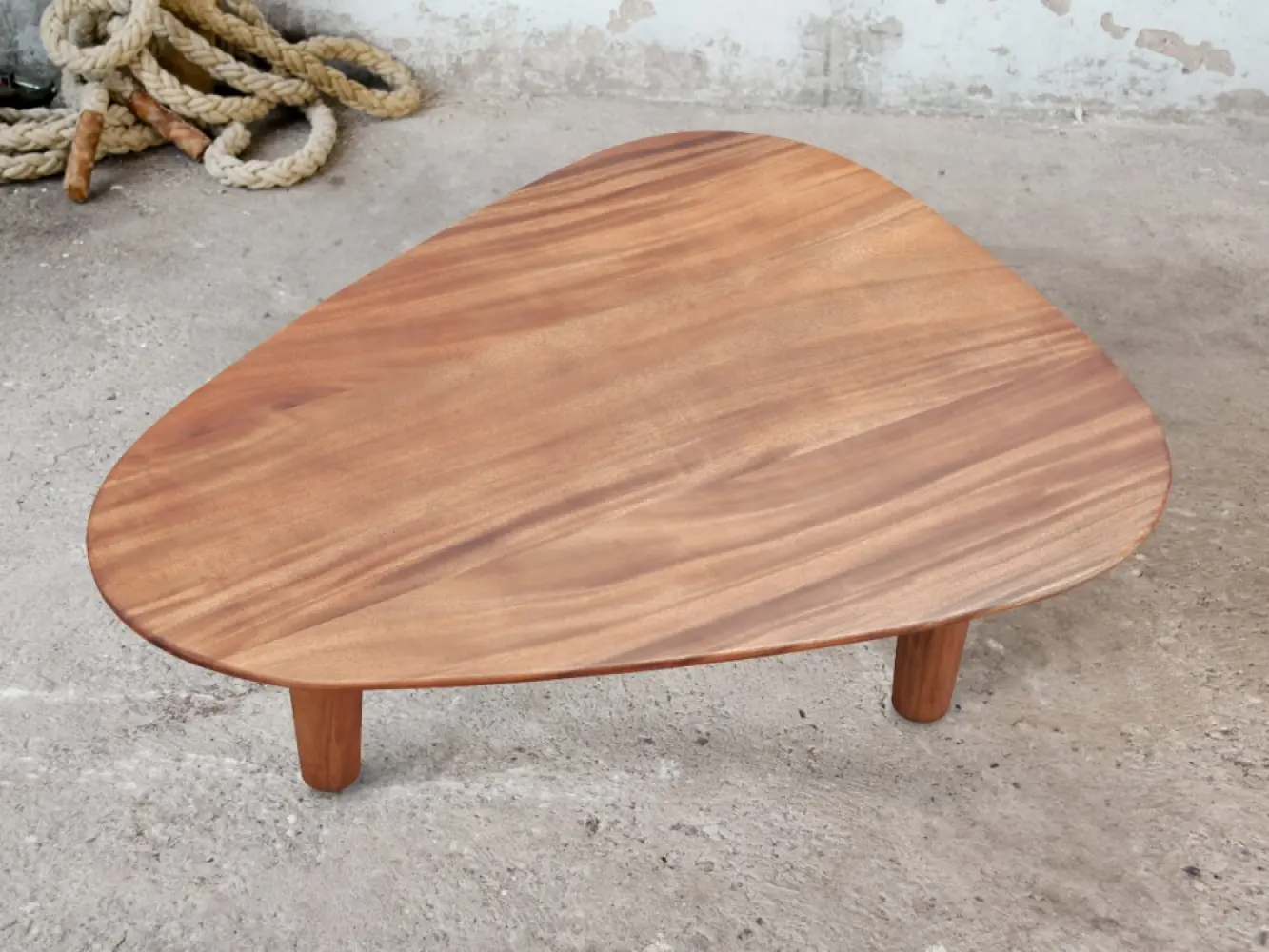 Cavel Kiezel Notenhouten Salontafel