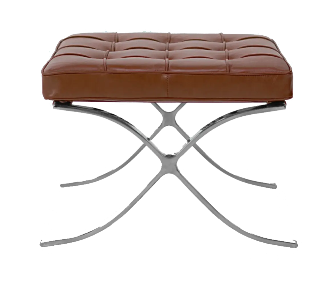 Paviljoen Ottoman Luxe Cognac / Bruin Volleer