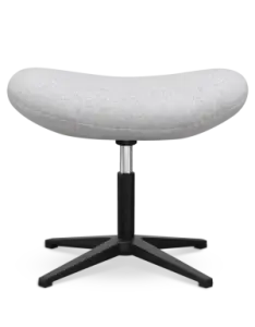 Flegg Ottoman / Hocker Licht Grijs Kasjmier