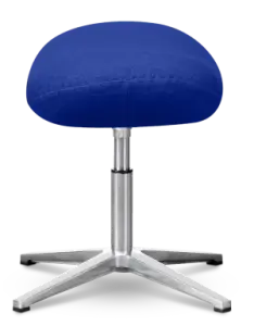 Flegg Ottoman / Hocker Blauw Kasjmier