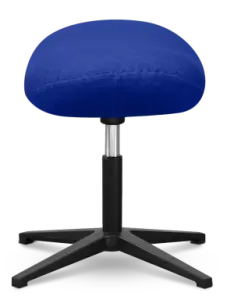 Flegg Ottoman / Hocker Blauw Kasjmier