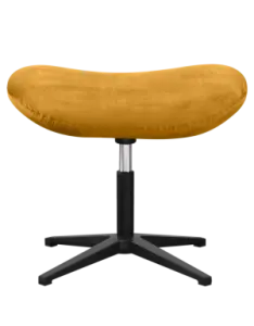 Flegg Ottoman Okergold Velvet