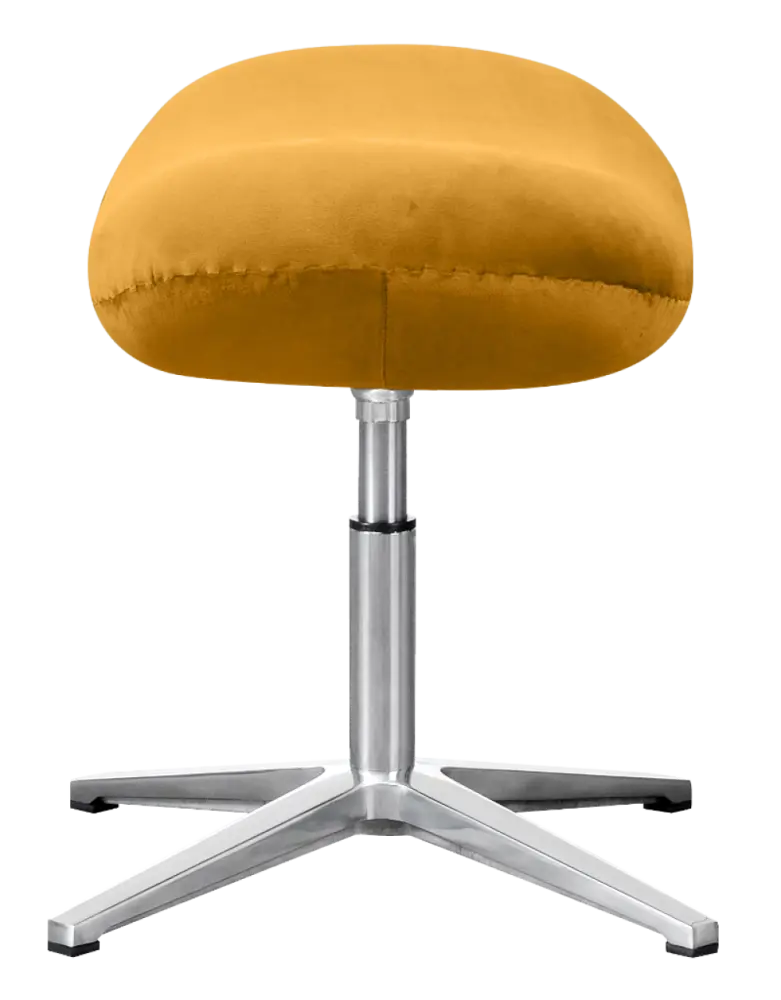 Flag Ottoman Oker Velvet Flegg Ottoman Okergold Velvet