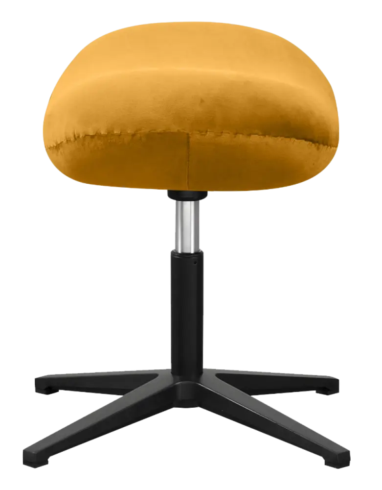 Flag Ottoman Oker Velvet Flegg Ottoman Okergold Velvet