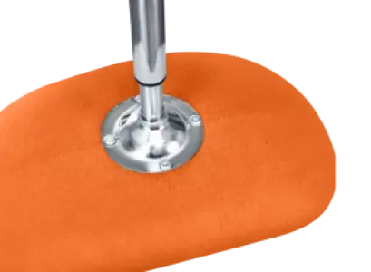 Flegg Ottoman / Hocker Oranje Kasjmier