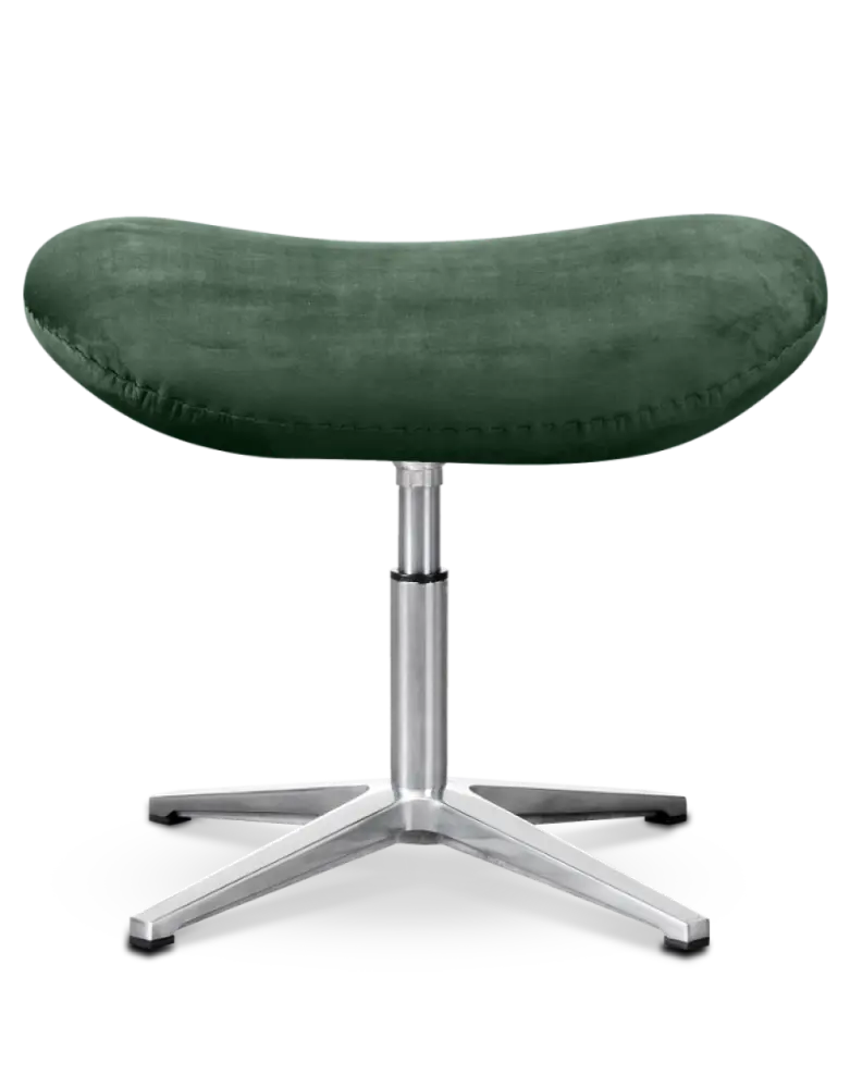 Flegg Ottoman / Hocker Forrest Green Velvet