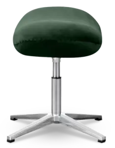 Flegg Ottoman / Hocker Forrest Green Velvet