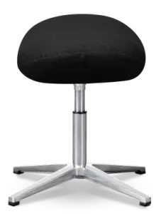 Flegg Ottoman / Hocker Zwart Kasjmier