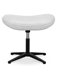 Flegg Ottoman / Hocker Wit Leer