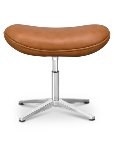 Flegg Ottoman / Hocker Cognac / Bruin Leer